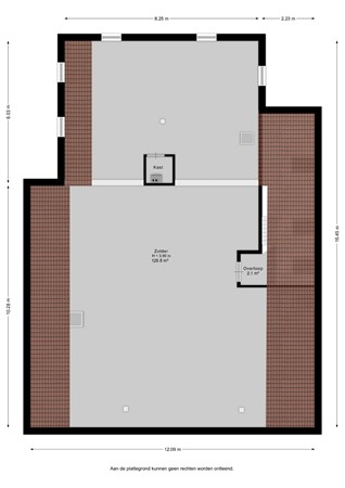 Floorplan - Zuster Dijkemaweg 27, 9947 PH Termunten